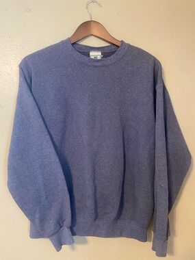 Lee Men's Crewneck Sweater in Slate Blue Heather